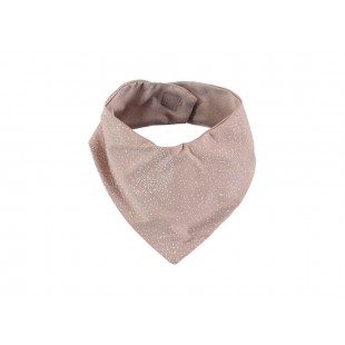 Bavetica eleganta roz cu buline albe, de la Nobodinoz