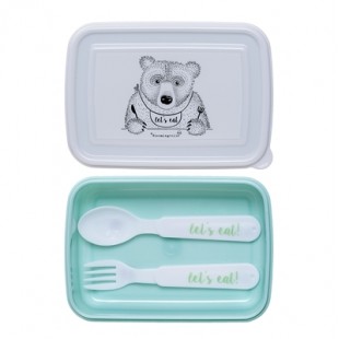 Cutie pentru pranz, verde - Bloomingvillemini