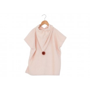 Prosop baie tip poncho roz copii 3-5 ani de la Nobodinoz Prosop baie tip poncho roz copii 3-5 ani de la Nobodinoz