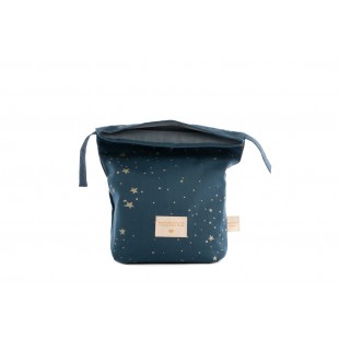 Gentuta pentru pranz, albastru inchis cu stelute aurii de la Nobodinoz 
